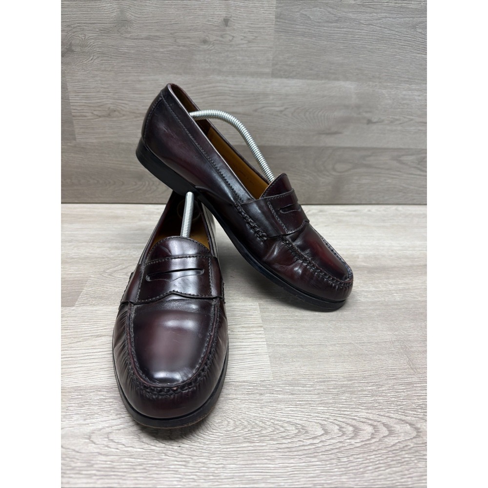 Cole Haan Pinch Penny Loafers Mens 12C Burgundy Upper Leather Formal Slip On
